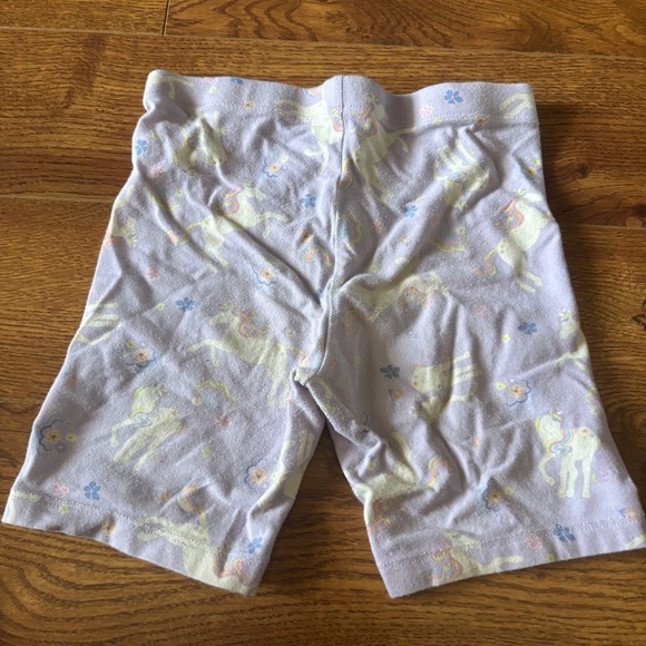 Wonder Nation Pastel Unicorn bike Shorts in size M - Picture 2 of 3